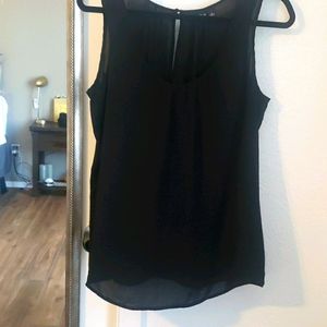 Black Sleeveless Blouse